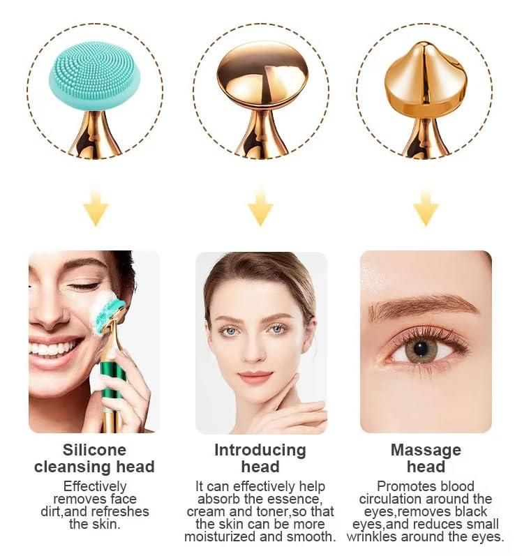3-in-1 Face, Neck & Eyes Massager for Women