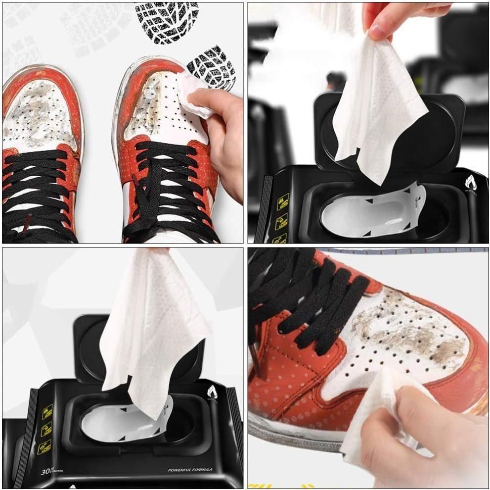 Natural Sneaker Cleaner Wipes - 1 Packs of 80
