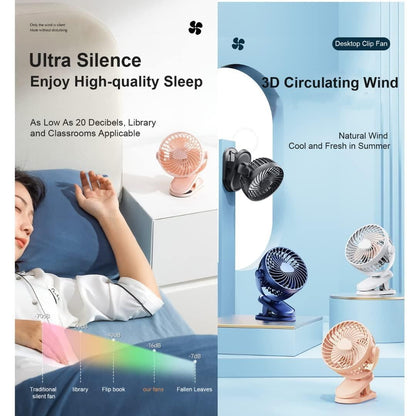 Super Airflow Portable USB Desktop Fan