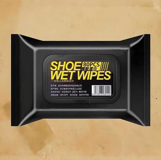 Natural Sneaker Cleaner Wipes - 1 Packs of 80
